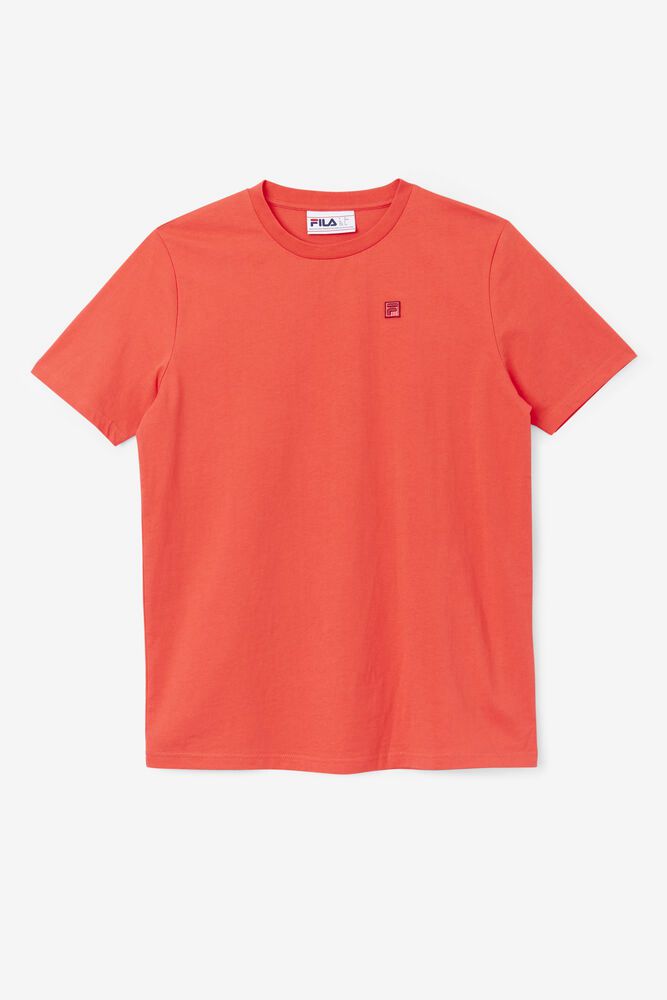 Fila T-Shirt Womens Orange Doran - Ireland 95640-JZDY